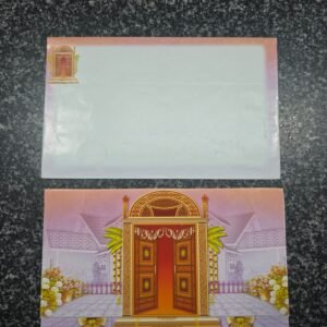 Ornate Traditional Door Gruhapravesam Card
