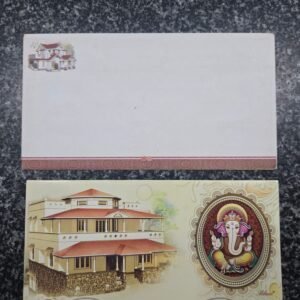 Modern House with Lord Ganesha Griha Pravesh Invitation