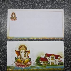 Lord Ganesha and Villa Housewarming Card