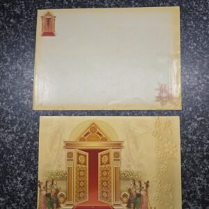 Ornate Doorways Traditional Gruhapravesam Card