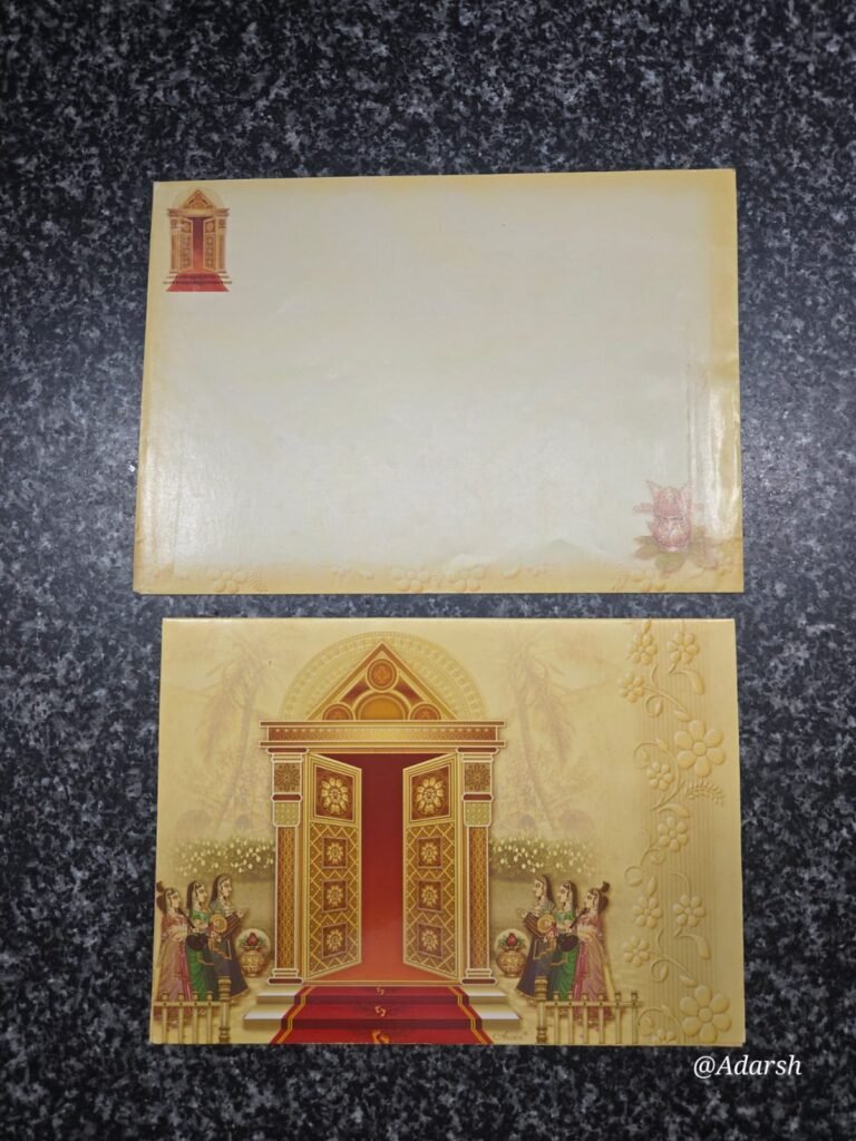 Ornate Doorways Traditional Gruhapravesam Card