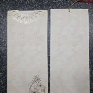 Laser-Cut Parchment Housewarming Card