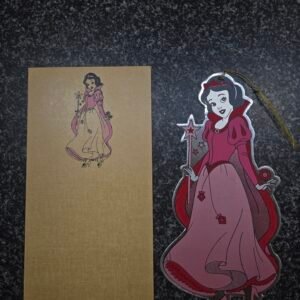 Snow White Princess Theme Die-Cut Invitation Card with Golden Tassel