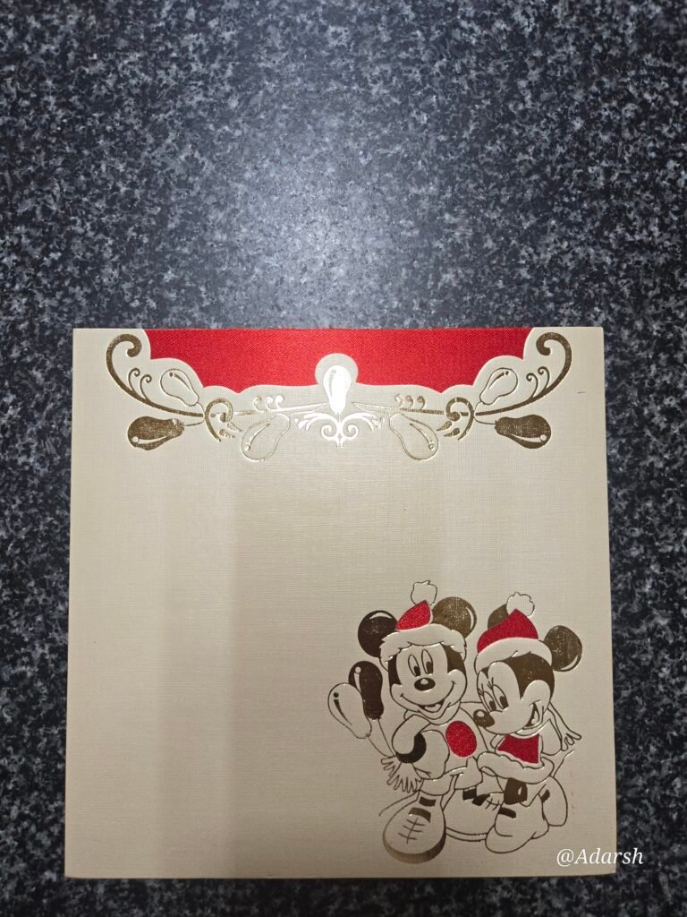Mickey and Minnie Mouse Baby Shower Single Card