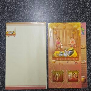 Traditional Lord Krishna Janmashtami / Naming Ceremony Card