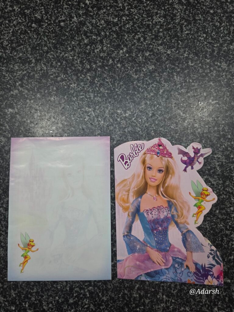 Barbie Princess Theme Birthday Card