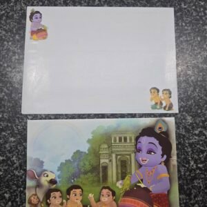 Little Krishna and Friends Theme Kids Birthday / Naming Ceremony Card