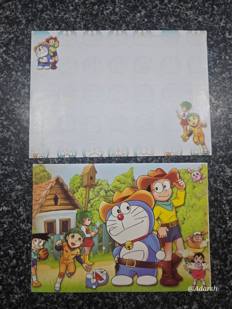 Doraemon and Friends Theme Kids Birthday Card