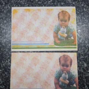 Pastel Textured Baby Boy Birthday Card
