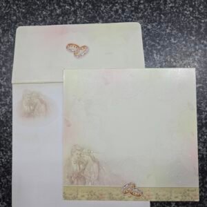 A romantic cream wedding Card