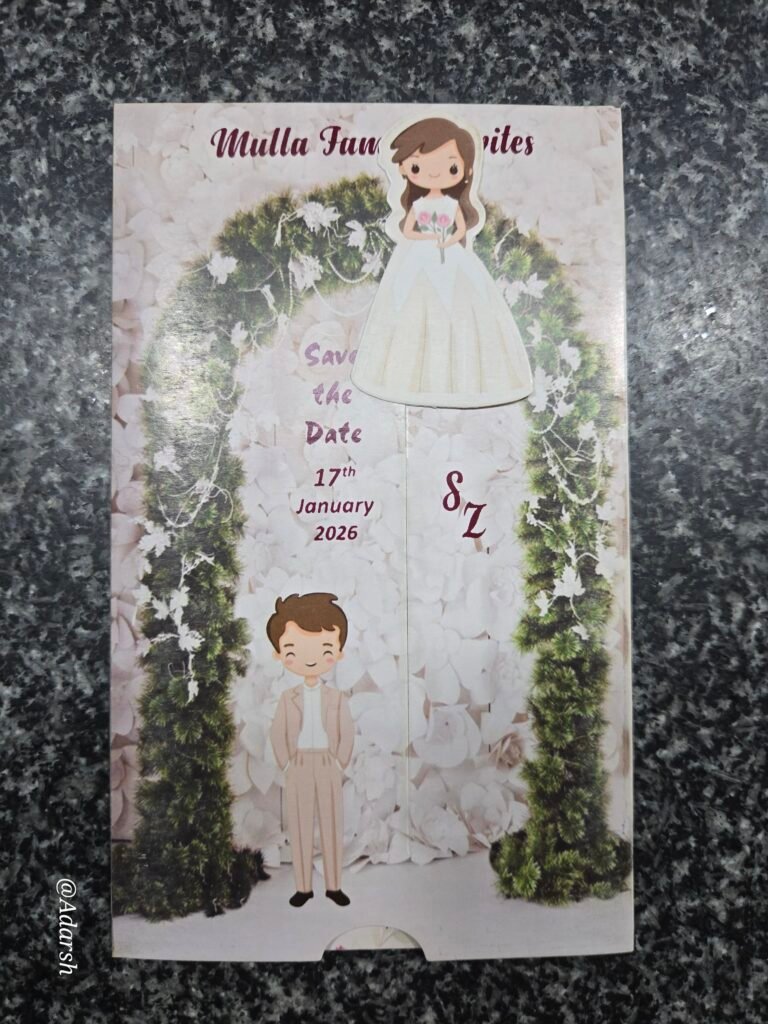Save the Date Wedding Invitation Card