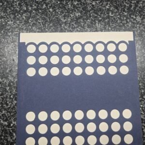 Modern Blue Laser-Cut Polka Dot Wedding Invitation Card