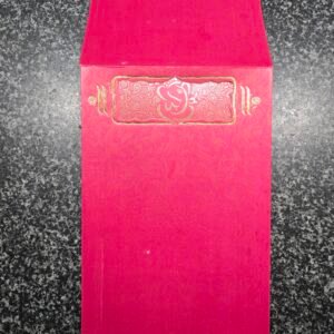 Traditional Hot Pink Hindu Wedding Invitation Card