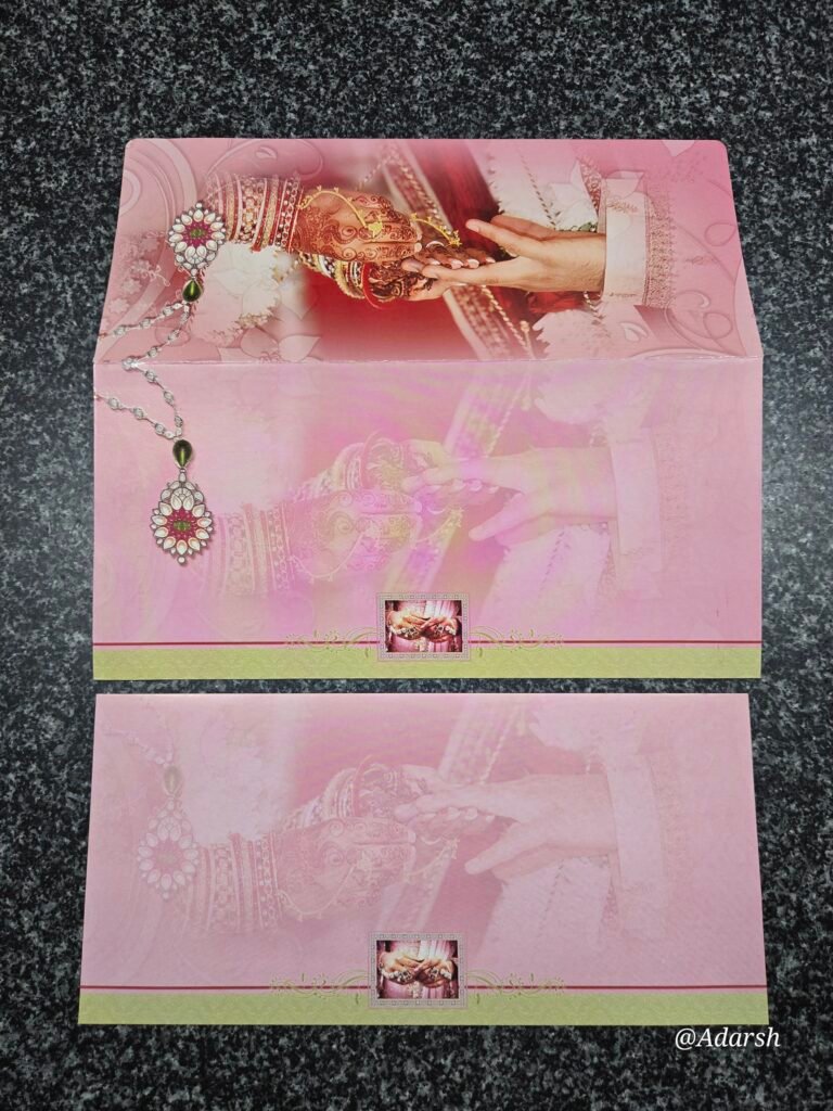 Indian Wedding Theme Invitation Card