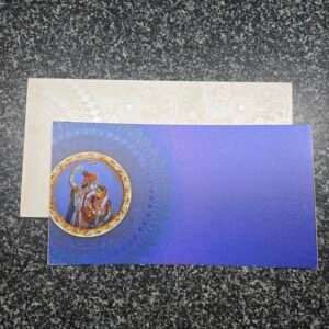 Radha Krishna Wedding Invitation Card