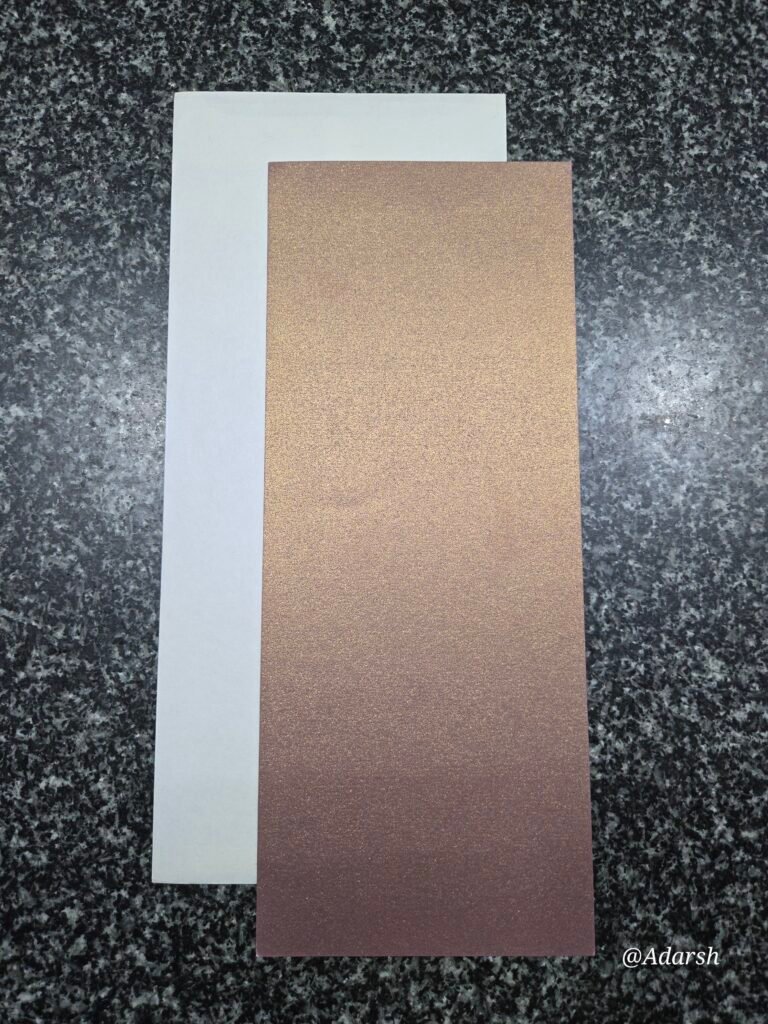 Metallic Shimmer Wedding Invitation Card