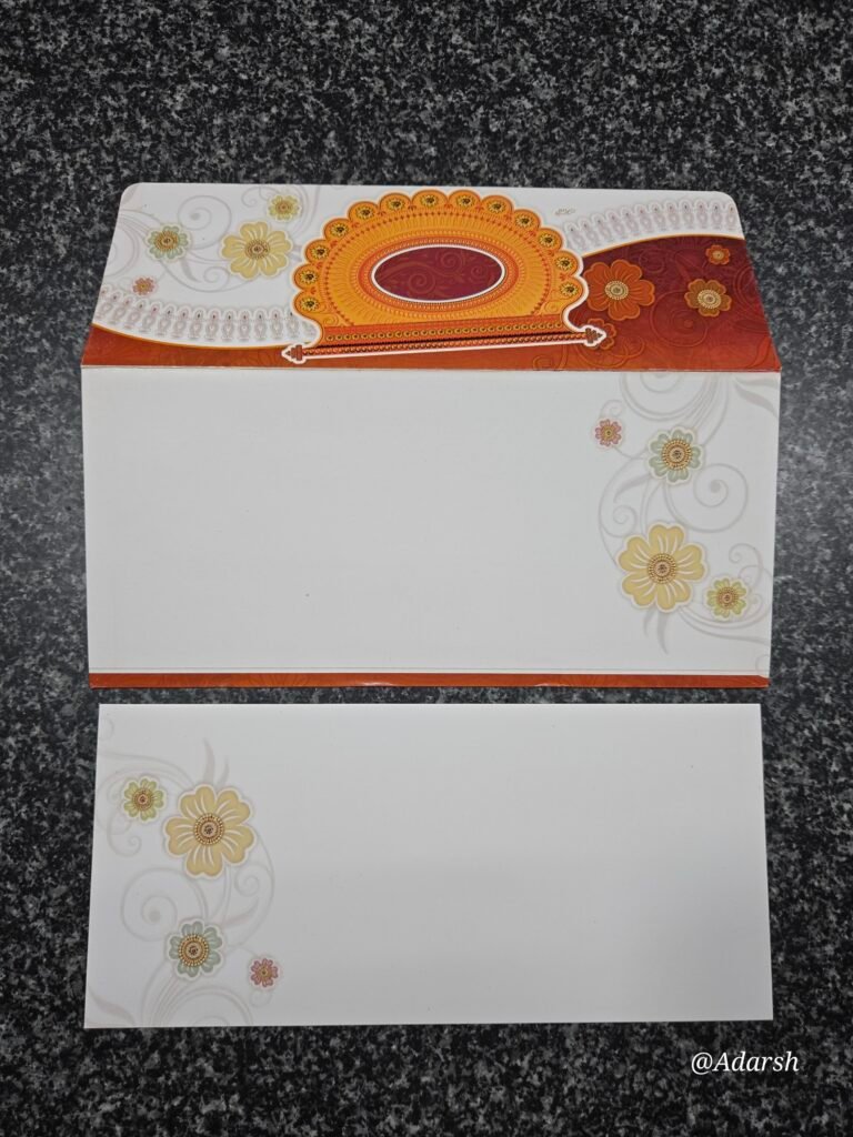 Traditional Indian Wedding Invitation Card
