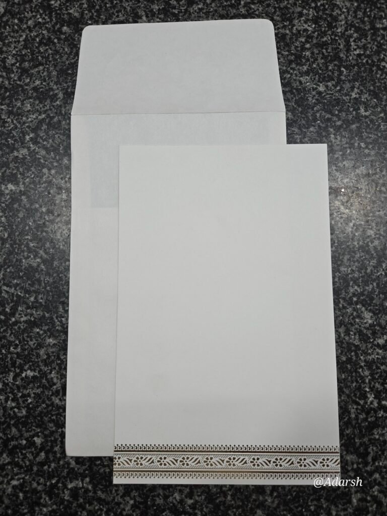 Minimalist Wedding Invitation Insert Card