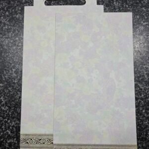 Pastel Abstract Floral Wedding Invitation Insert and Bag-Style Sleeve Set