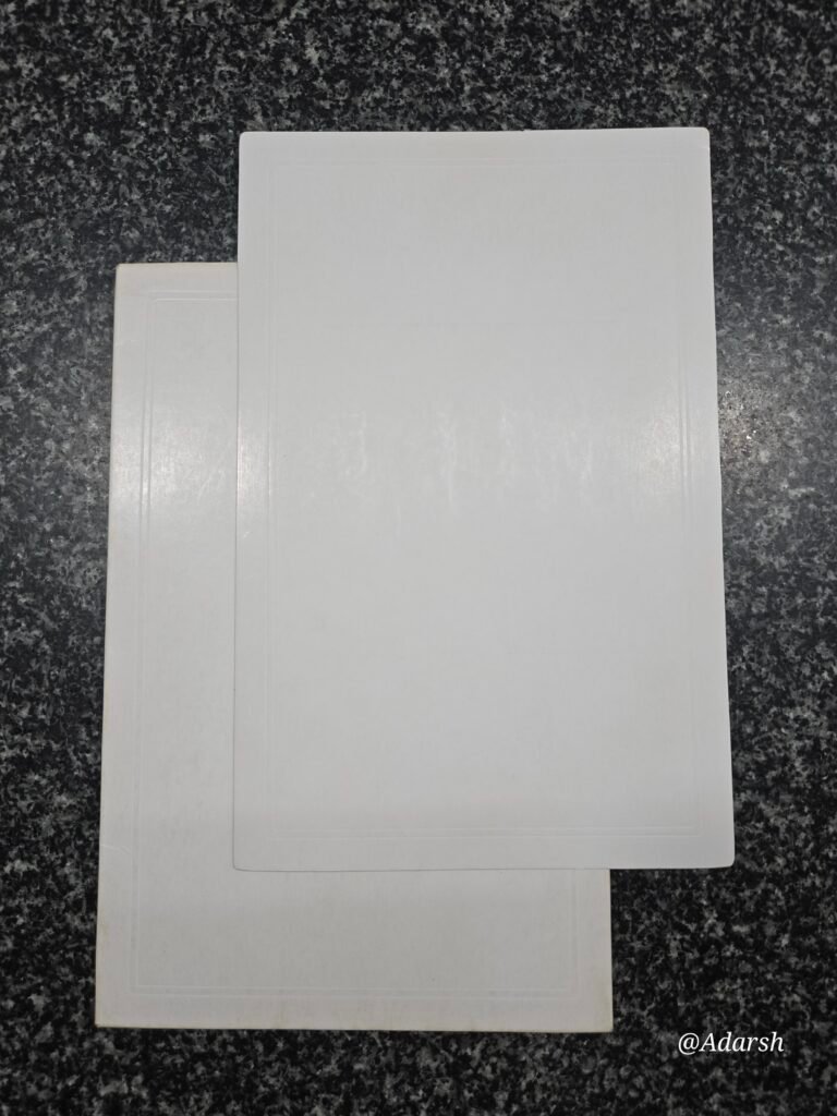 Plain White Wedding Invitation Insert Set