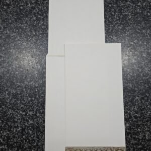 Textured Cream Wedding Invitation Insert and Envelope SetDescription: A minimalist off-white stationery set featuring a mailing envelope