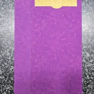 Purple Lord Ganesha Invitation Card