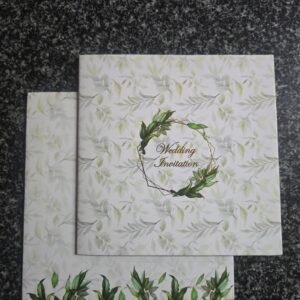 Greenery Olive Leaf Wedding Invitation Card