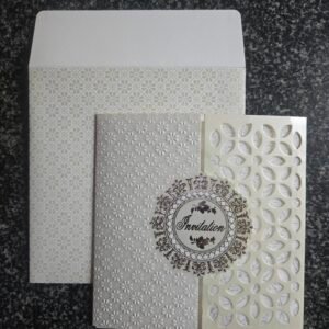 White Laser-Cut General Invitation Card