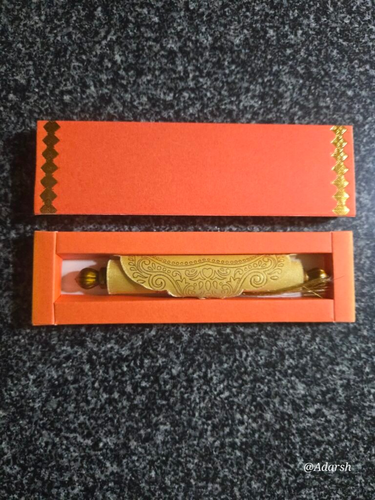 Scroll Wedding Invitation Card
