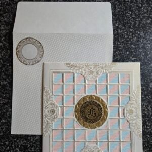 Die-Cut Square Wedding Invitation Card