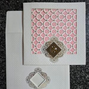 Laser-Cut Square Wedding Invitation Card