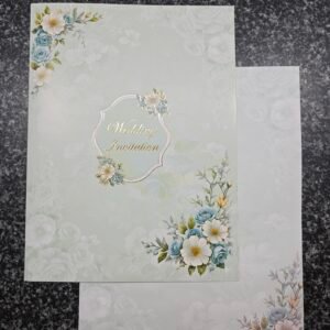 Elegant floral cartouche theme Card