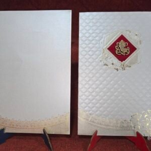 Premium Off-White Wedding Invitation Card