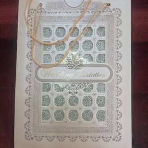 Laser-Cut Ganesha Jali Bag-Style Wedding Invitation Card