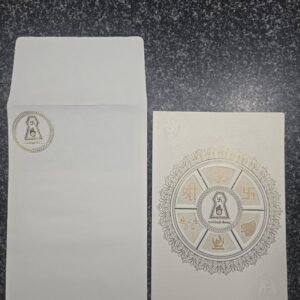 Premium Circular Ashtamangala Jain Lagna Patrika