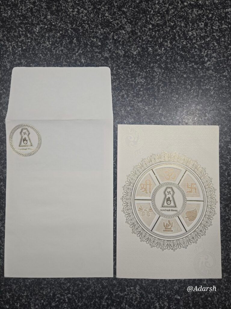 Premium Circular Ashtamangala Jain Lagna Patrika