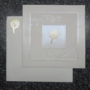 Embossed Traditional Wedding Invitation Card