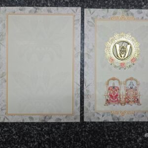 Divine Balaji Padmavathi Floral Theme Invitation Card
