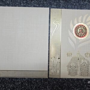 Peacock Feather Ganesha Lord Venkateswara Balaji Invitation Card