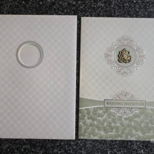 Vedic Vines Ganesha Wedding Card