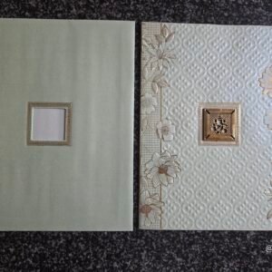 Pista Green Ganesha Wedding Card