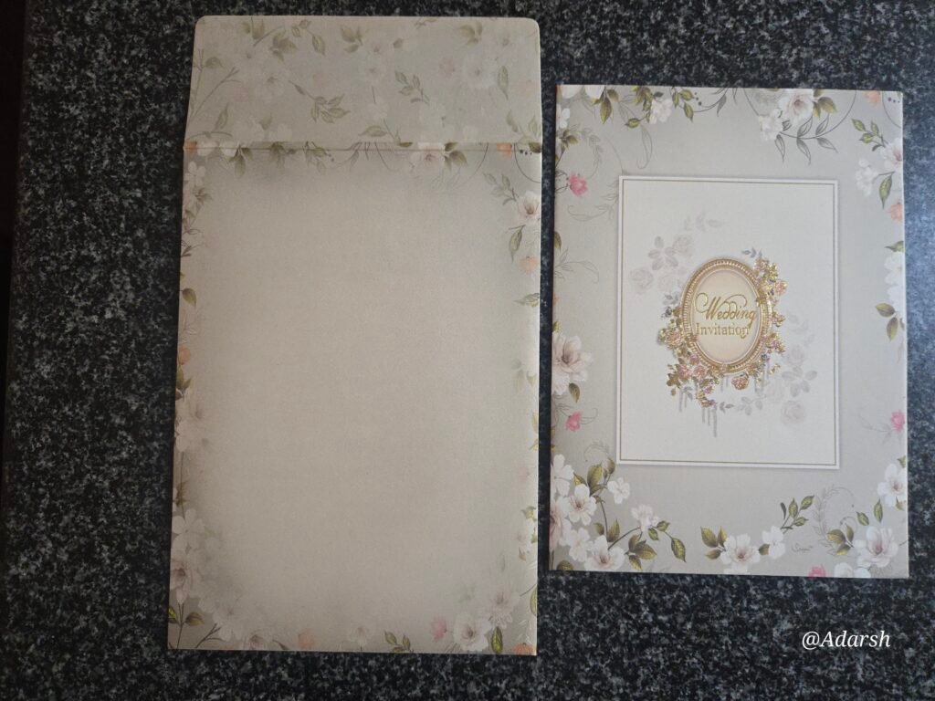 English Garden Pastel Botanical Invitation Card