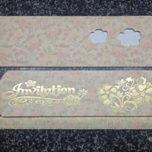 Vintage Floral Pastel Landscape Wedding Card