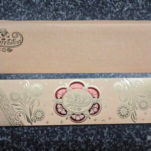 Golden-Beige Invitation Card