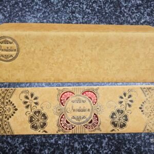 Traditional Mandala Heart Die-Cut Invitation Card