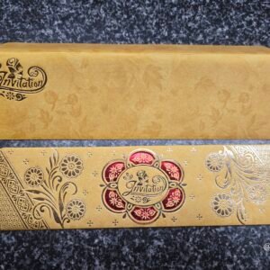 Golden-Yellow Traditional Invitation Card