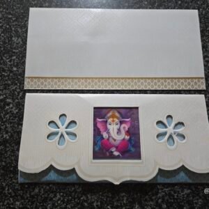 Die-Cut Ganesha Wedding Invitation Card