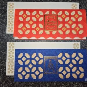 Laser-Cut Shimmer Wedding Invitation Card