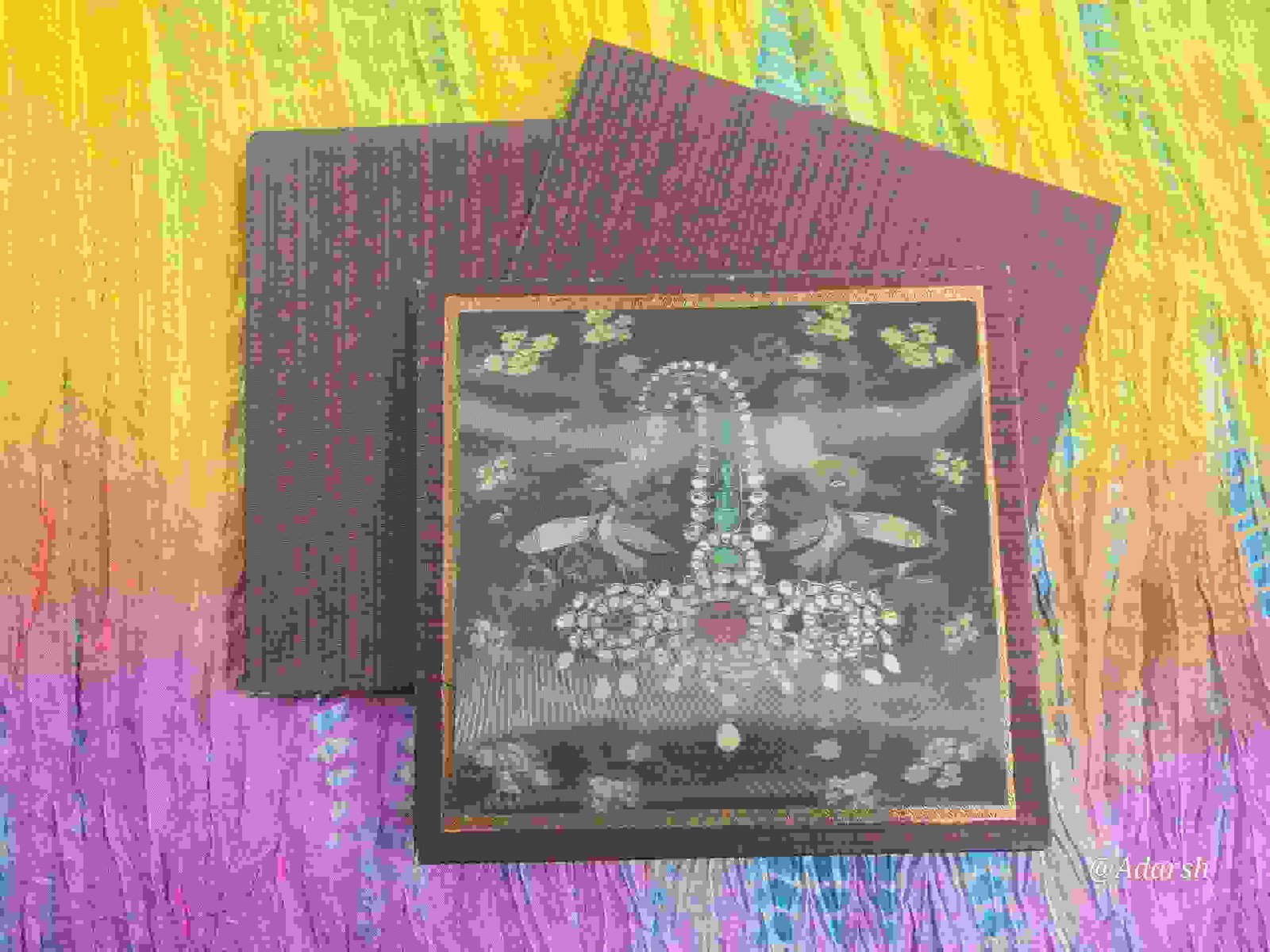 Premium Royal Heritage Kalangi & Peacock Theme Wedding Invitation Card