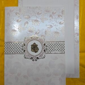 Pastel Lotus Vine Wedding Invitation Card
